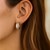 14k TwoTone Gold Diamond Cut and Interlaced Style Hoop Earrings