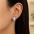 14k TwoTone Gold Diamond Cut and Interlaced Style Hoop Earrings