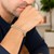 14k Yellow Gold White Pave High Polish Modern Lite Miami Cuban Bracelet  (8.00 mm)