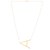 14K Yellow Gold Yours Truly Large Initial A Necklace