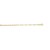 Sterling Silver Gold Plated Paperclip Anklet