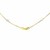 Diamond Cut Heart Stationed Anklet in 14k Two Tone Gold