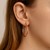 Classic Hoop Earrings in 14k Rose Gold (2x25mm)