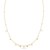 14K Yellow Gold Pearl and Scattered Bead Necklace