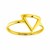 14k Yellow Gold Ring with Triangle