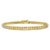 14K Two Tone Gold Mini Diamante Bracelet (4.00 mm)
