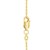 Baroque Heart Necklace in 14K Yellow Gold