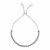 Adjustable Shiny Beaded Bracelet in Sterling Silver (1.30 mm)