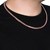 Classic Miami Cuban Solid Chain in 14k Rose Gold (6.10 mm)