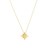 14k Yellow Gold High Polish North Star Necklace