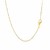 14k Yellow Gold Double-Strand Chain Necklace with Puff Moon and Star