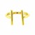 14k Yellow Gold Open Ring with Bars