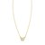 14K Yellow Gold Primavera Mother of Pearl Butterfly Necklace