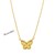 14K Yellow Gold Primavera Mother of Pearl Butterfly Necklace