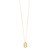 14K Yellow Gold Helium Initial B Pendant
