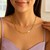 14k Yellow Gold Alternating Paperclip Chain Link and Gold Bar Necklace