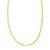 14K Yellow Gold Mini Diamante Paperclip Necklace (3.20 mm)
