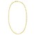 14K Yellow Gold Mini Diamante Paperclip Necklace (3.20 mm)