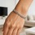 14K White Gold Cuban Link Bracelet (5.90 mm)