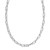 Sterling Silver Rhodium Plated Jax Link Bead Chain (9.30 mm)