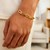 14k Yellow Gold 8 inch Extra Wide Paperclip Chain Bracelet (9.60 mm)