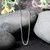 Square Wheat Chain in 14k White Gold (1.80 mm)