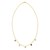 14K Yellow Gold Multi Gemstone Heart Necklace (1.50 mm)