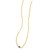 14K Yellow Gold Blue Topaz Mirrored Chain (2.20 mm)
