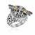 Dragonfly Baroque Ring in 18K Yellow Gold & Sterling Silver 