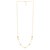 Adjustable Puff Pebble Necklace in 14K Yellow Gold