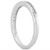 Channel Set Diamond Wedding Ring Band in 14k White Gold