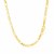 Solid Figaro Chain in 14k Yellow Gold (3.1mm)