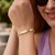 Nature Inspired Clover Bracelet in 14K Yellow Gold  (6.50 mm)