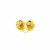 Love Knot Post Earrings in 14k Yellow Gold