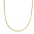 Sterling Silver Yellow Gold Plated Diamond Cut Franco Chain (3.20 mm)