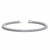 Round Diamond Tennis Bracelet in 14k White Gold (4 cttw)