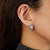 14K White Gold Diamond Vannerie Earrings