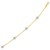 Crystal Embellished Ball Stationed Bracelet in 14k Yellow Gold