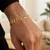 Solid Curb Bracelet in 14k Yellow Gold  (8.20 mm)
