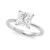 3 Carat Princess Lab Grown IGI G/VS1 Diamond Solitaire Ring in 14K White Gold