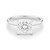3 Carat Princess Lab Grown IGI G/VS1 Diamond Solitaire Ring in 14K White Gold