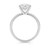 3 Carat Princess Lab Grown IGI G/VS1 Diamond Solitaire Ring in 14K White Gold