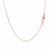 Diamond Cut Cable Link Chain in 18k Rose Gold (0.75 mm)
