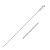 Diamond Cut Cable Link Bracelet in 14k White Gold (1.10 mm)