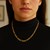 Solid Figaro Chain in 14k Yellow Gold (6.00 mm)