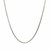 Sterling Silver Rhodium Plated Round Box Chain (1.50 mm)