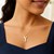 14K Yellow Gold Triple Heart Key Necklace