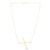 14K Yellow Gold Yours Truly Large Initial X Necklace