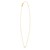 14K Yellow Gold Mini Diamond T Initial Pendant Necklace