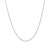 Diamond Cut Round Wheat Chain in 14k White Gold (1.00 mm)